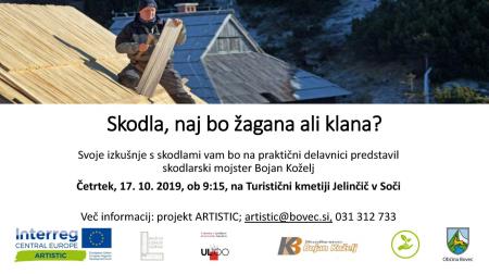 PRIHODNJI TEDEN DVE DELAVNICI V ORGANIZACIJI OBČINE BOVEC 1