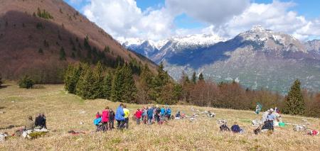POLAGANJE VENCEV PADLIM NA PLANINI GOLOBAR 19