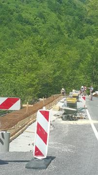 OBNOVA PODPORNIH ZIDOV NA CESTI ŽAGA – UČJA 1